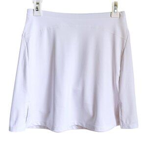 Athletic White Tennis Skirt With Pockets & Built In Shorts Small Women’s Skort